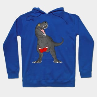 T-Rex Boxing: A Knockout of Prehistoric Proportions Hoodie